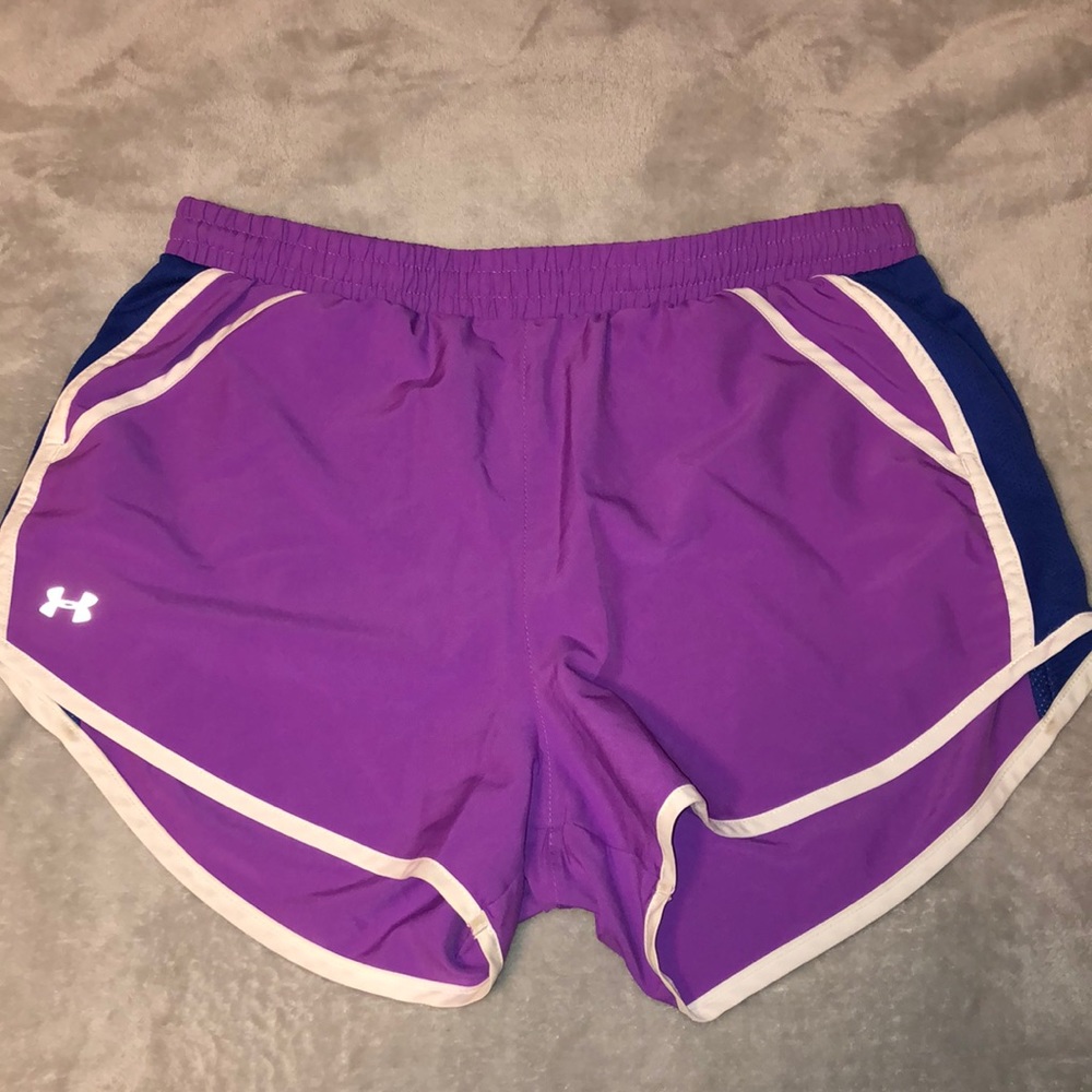 Purple/Blue Under Armour Athletic Shorts